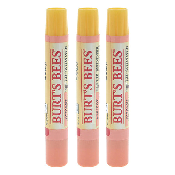 Burts Bees Burts Bees Lip Shimmer - Apricot by Burts Bees for Women - 0.09 oz Lip Shimmer - Pack of 3