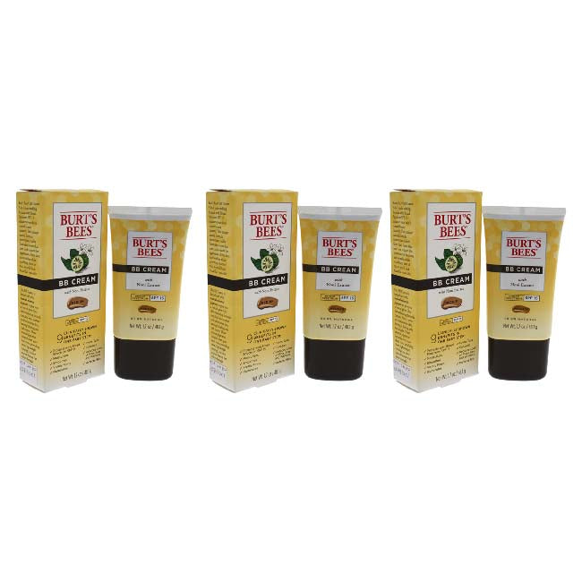 Burts Bees BB Cream SPF 15 - Medium by Burts Bees for Women - 1.7 oz Makeup - Pack of 3