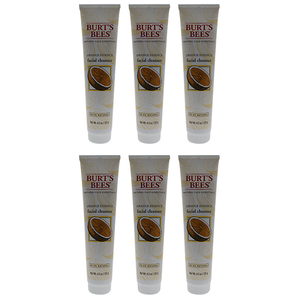 Orange Essence Facial Cleanser by Burts Bees for Women - 4.3 oz Cleanser - Pack of 6