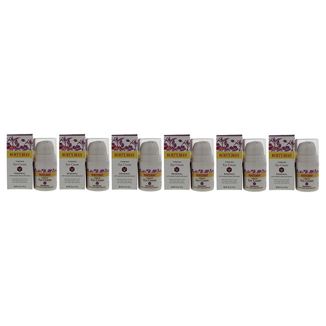 Burts Bees Renewal Smoothing Eye Cream by Burts Bees for Unisex - 0.5 oz Cream - Pack of 6