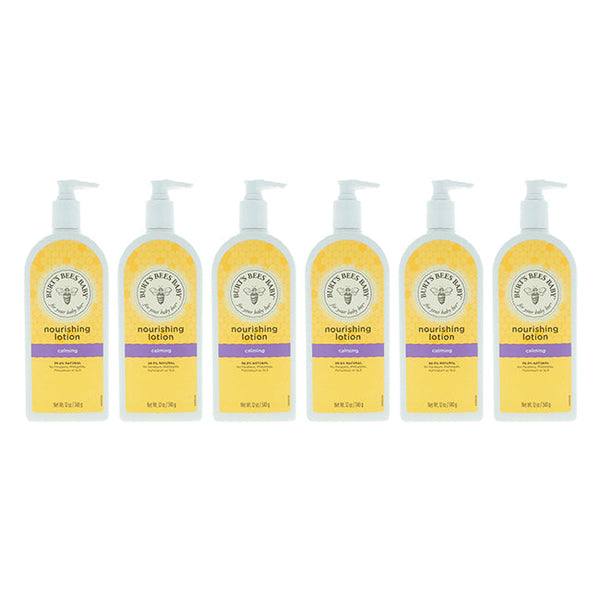 Burts Bees Baby Nourishing Lotion Calming by Burts Bees for Kids - 12 oz Lotion - Pack of 6