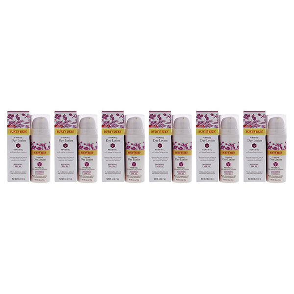 Burts Bees Renewal Firming Day Lotion SPF 30 by Burts Bees for Unisex - 1.8 oz Lotion - Pack of 6