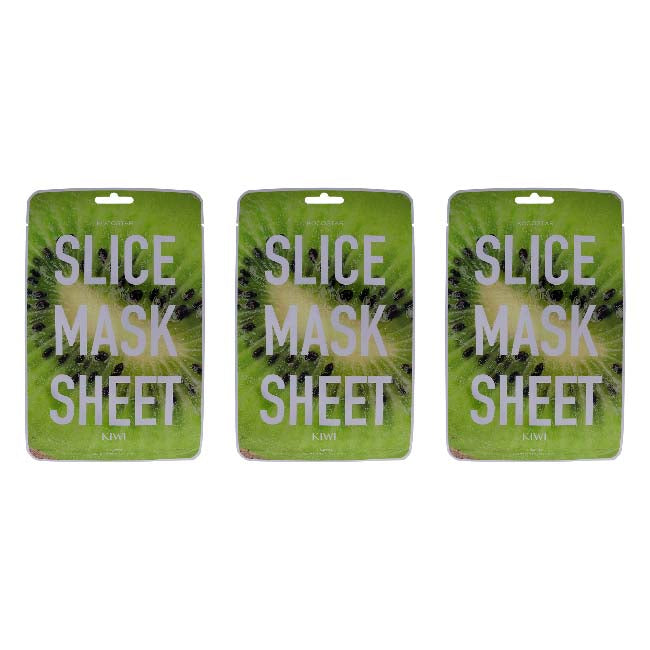 Kocostar Slice Sheet Mask - Kiwi by Kocostar for Unisex - 1 Pc Mask - Pack of 3