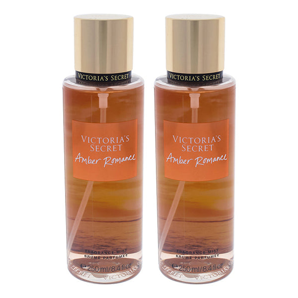 Victoria's Secret Amber Romance by Victorias Secret for Women - 8.4 oz Fragrance Mist - Pack of 2