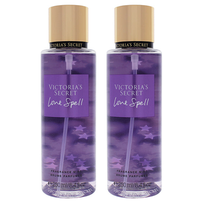 Victoria's Secret Love Spell by Victorias Secret for Women - 8.4 oz Fragrance Mist - Pack of 2