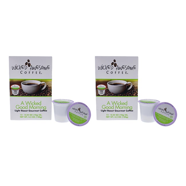 Bostons Best A Wicked Good Morning Coffee by Bostons Best for Unisex - 12 Cups Coffee - Pack of 2