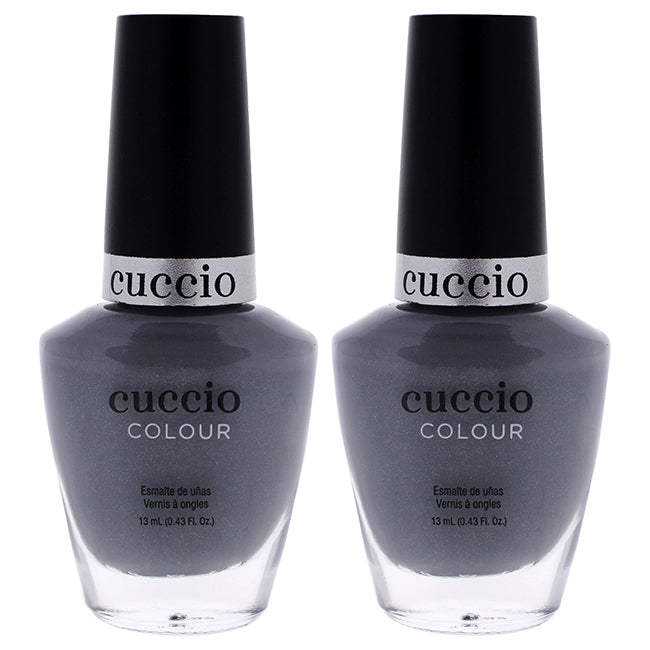 Colour Nail Polish - Soaked In Seattle by Cuccio Colour for Women - 0.43 oz Nail Polish - Pack of 2