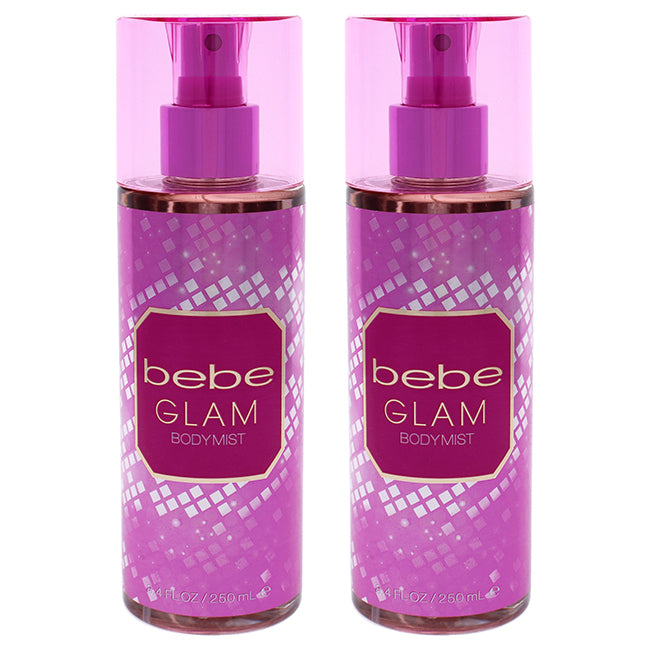 Bebe Bebe Glam by Bebe for Women - 8.4 oz Body Mist - Pack of 2