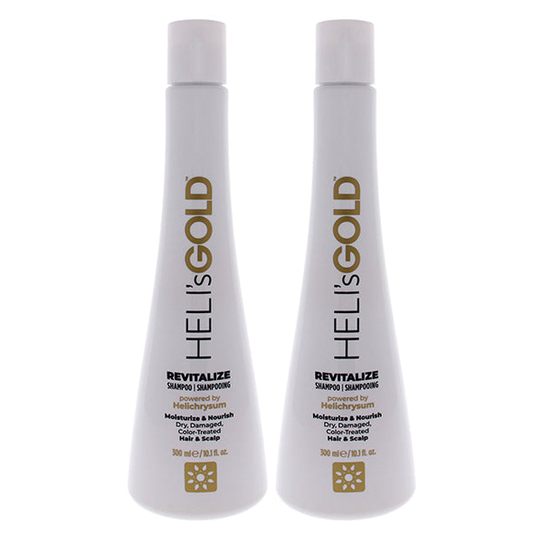 Helis Gold Revitalize Shampoo by Helis Gold for Unisex - 10.1 oz Shampoo - Pack of 2