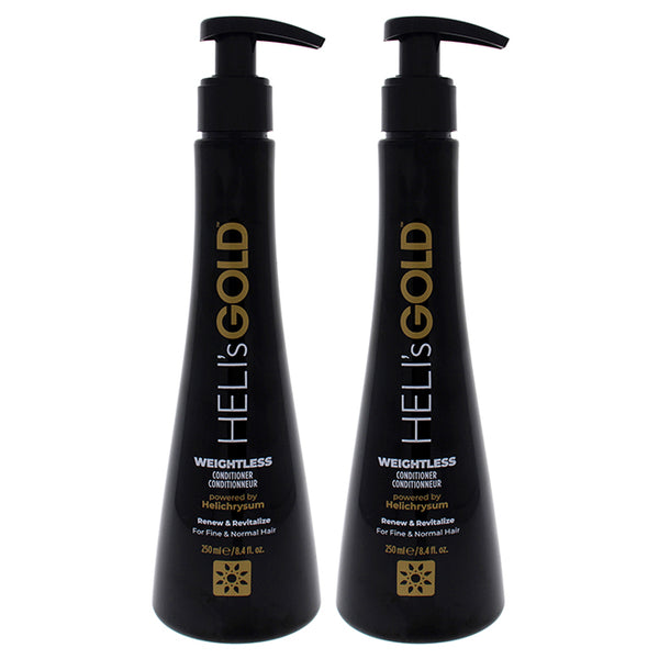 Helis Gold Weightless Conditioner by Helis Gold for Unisex - 8.4 oz Conditioner - Pack of 2