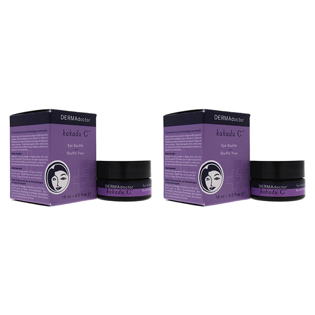 DERMAdoctor Kakadu C Eye Souffle by DERMAdoctor for Women - 0.5 oz Cream - Pack of 2