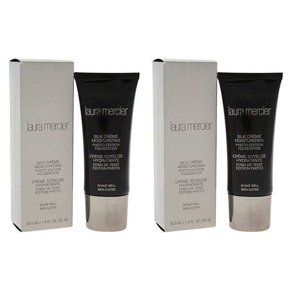 Laura Mercier Silk Creme Moisturizing Photo Edition - Bamboo Beige by Laura Mercier for Women - 1 oz Foundation - Pack of 2