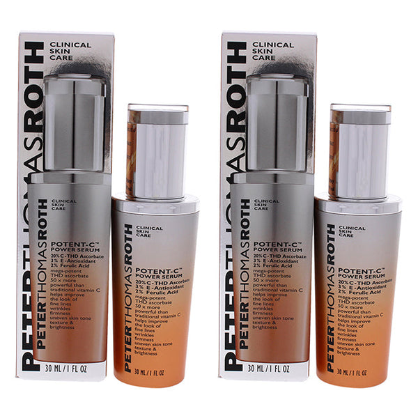 Peter Thomas Roth Potent-C Power Serum by Peter Thomas Roth for Unisex - 1 oz Serum - Pack of 2