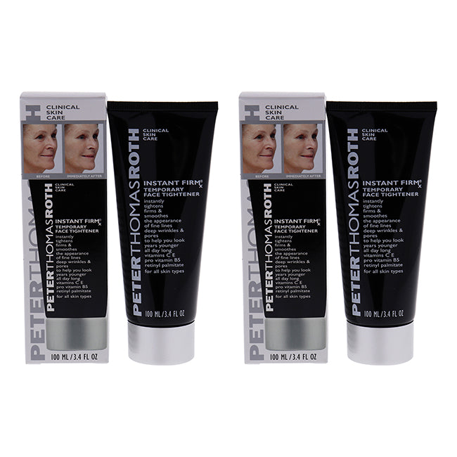 Peter Thomas Roth Instant Firmx Temporary Face Tightener by Peter Thomas Roth for Unisex - 3.4 oz Cream - Pack of 2