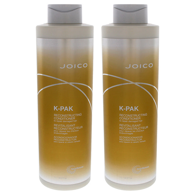 Joico K-Pak Conditioner To Repair Damage Revitalisant by Joico for Unisex - 33.8 oz Conditioner - Pack of 2
