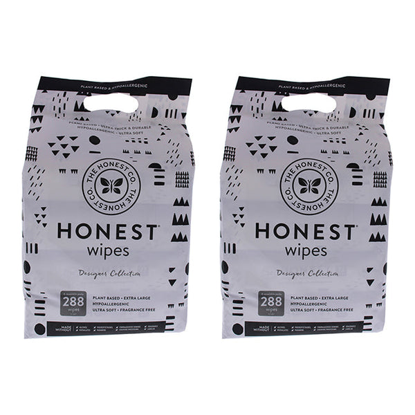 Honest Baby Wipes - Pattern Play by Honest for Kids - 288 Count Wipes - Pack of 2