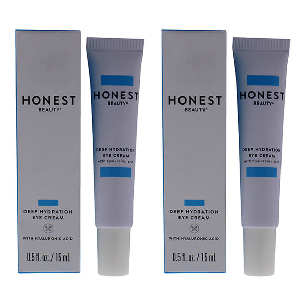 Honest Deep Hydration Eye Cream by Honest for Women - 0.5 oz Cream - Pack of 2