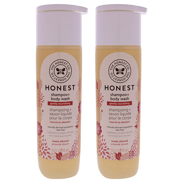 Honest Gently Nourishing Shampoo And Body Wash - Sweet Almond by Honest for Kids - 10 oz Shampoo and Body Wash - Pack of 2