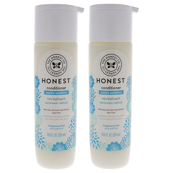 Honest Purely Sensitive Kit by Honest for Kids - 2 Pc Kit 10oz Conditioner - Fragrance Free, 10oz Shampoo And Body Wash - Fragrance Free