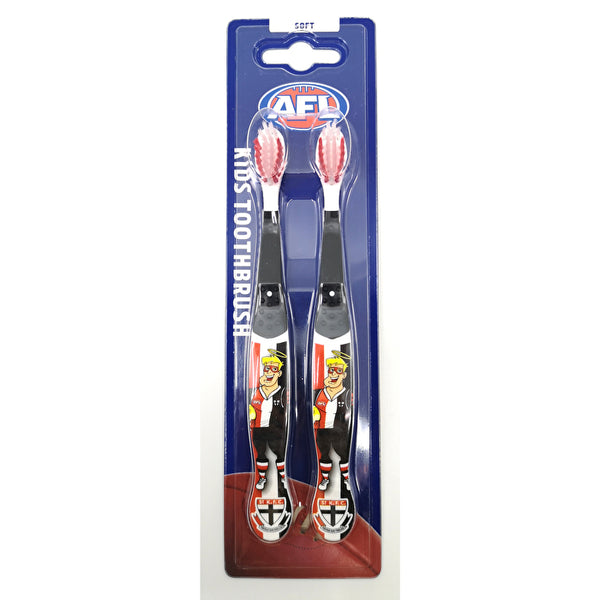 Afl Mascot Kids Toothbrush - Adelaide 2 Pack