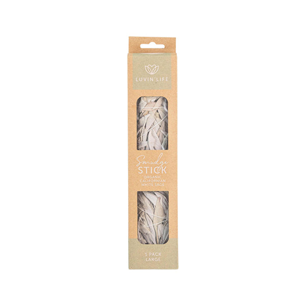Luvin Life Luvin' Life Organic Californian White Sage Smudge Stick Large (approx 25cm)