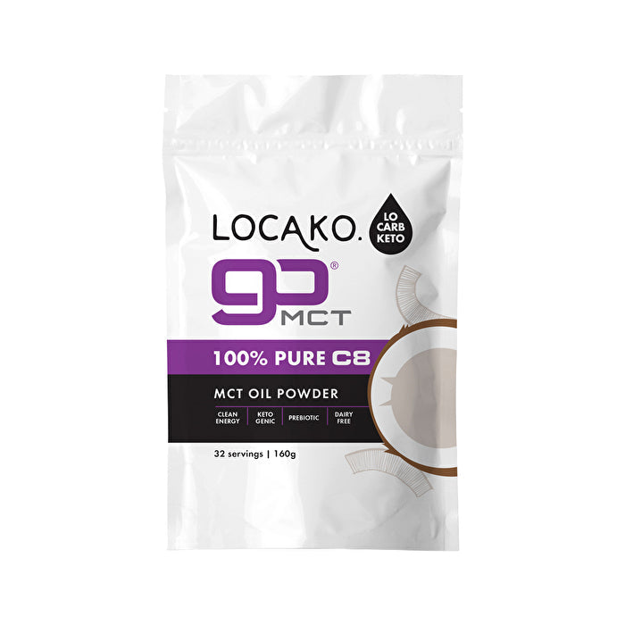 Locako Go MCT Oil Powder (100% Pure C8) 160g