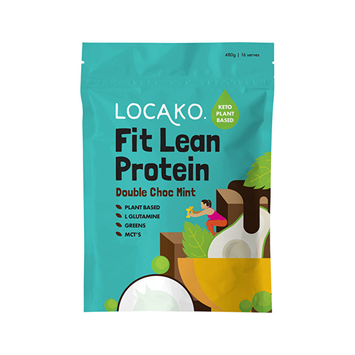 Locako Fit Lean Protein Double Choc Mint 480g