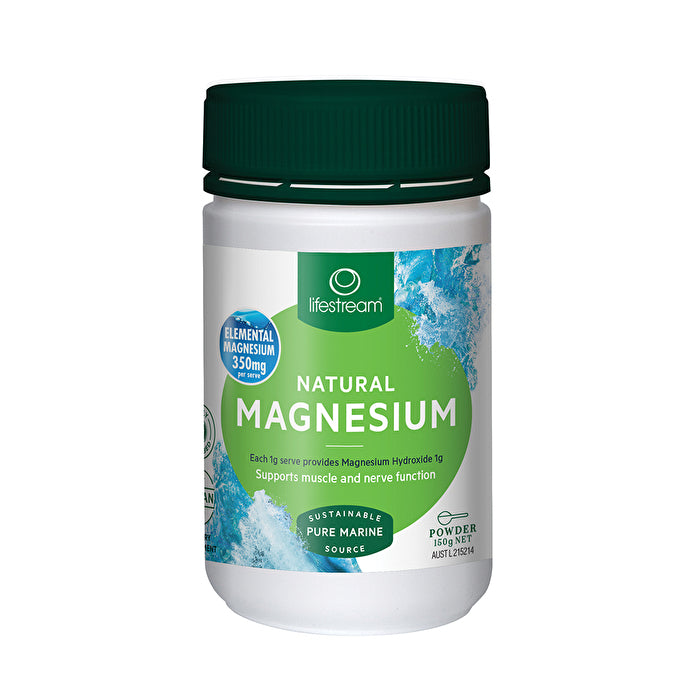 LifeStream Natural Magnesium (Pure Marine Source) Powder 150g