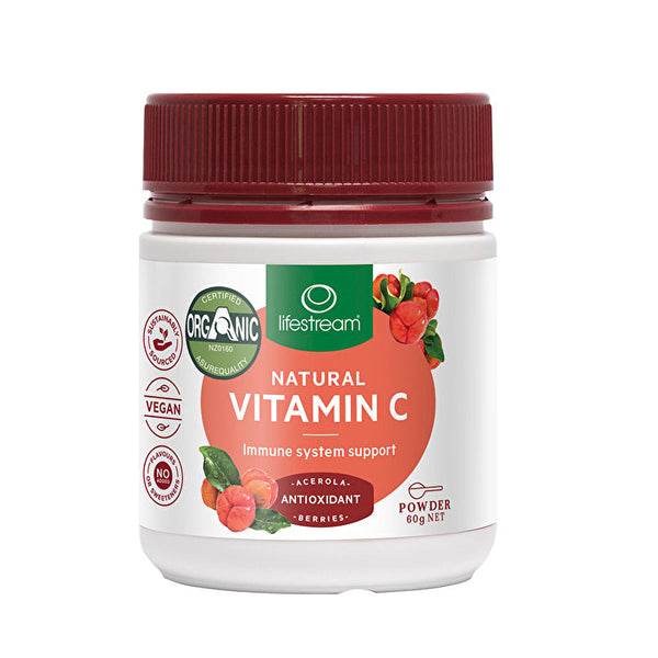 LifeStream Natural Vitamin C (Acerola Berries) Powder 60g