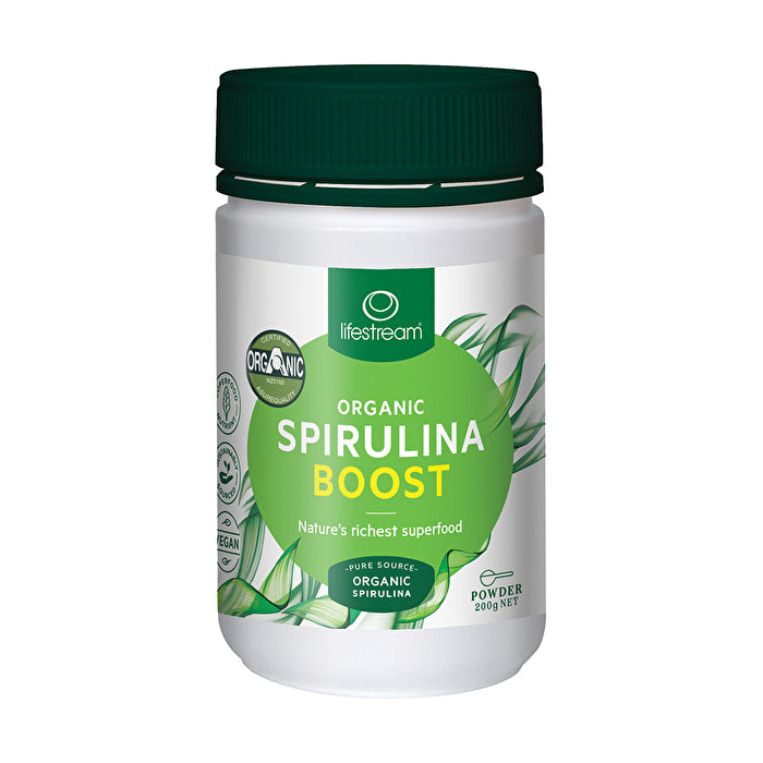 LifeStream Organic Spirulina Boost 200g