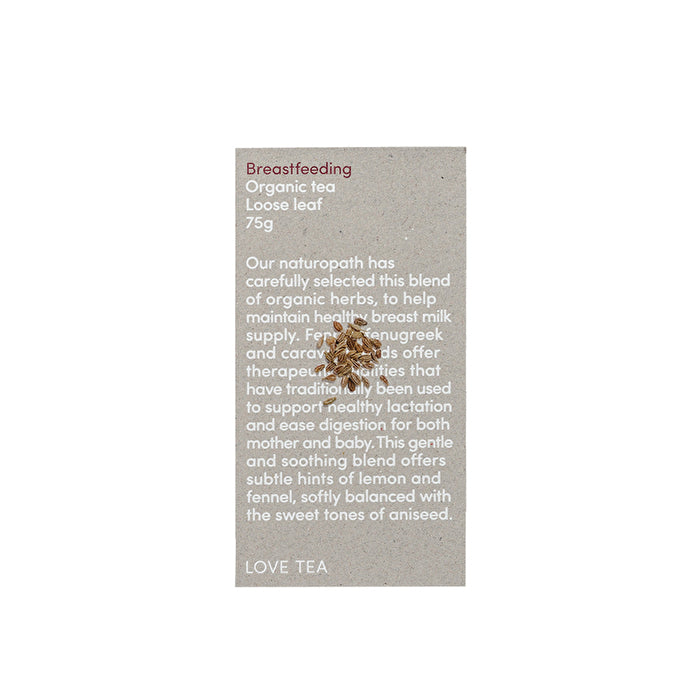 Love Tea Organic Breastfeeding Tea Loose Leaf 75g