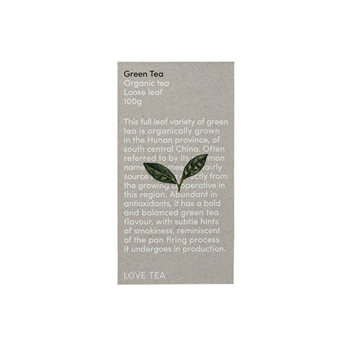 Love Tea Organic Green Tea Loose Leaf 100g