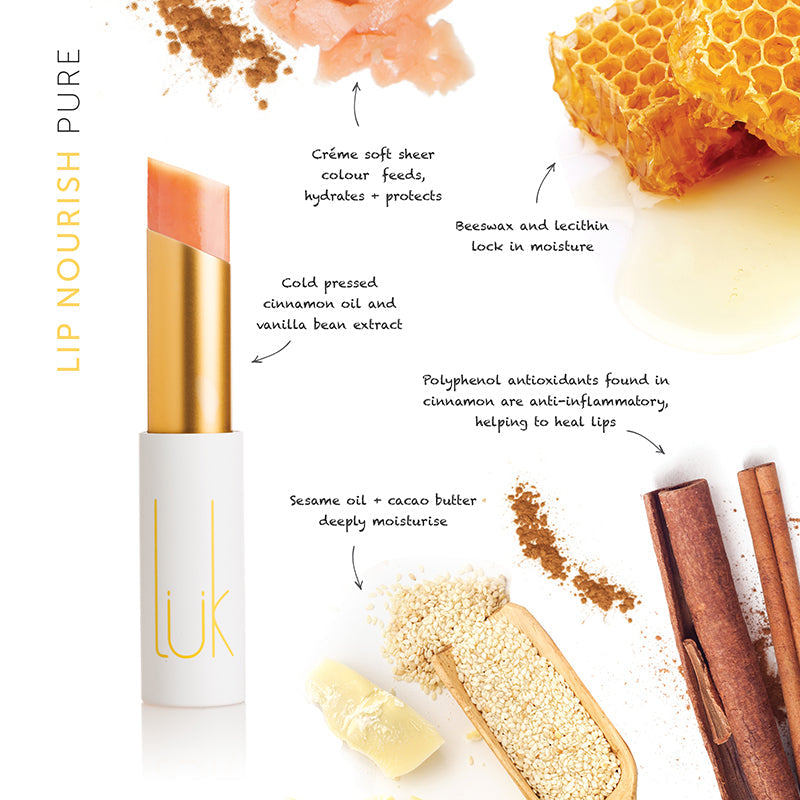 Luk Beautifood Lip Nourish 3g - Pure