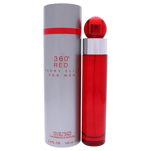 Perry Ellis 360 Red by Perry Ellis for Men - 3.4 oz EDT Spray