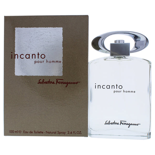 Salvatore Ferragamo Incanto by Salvatore Ferragamo for Men - 3.4 oz EDT Spray