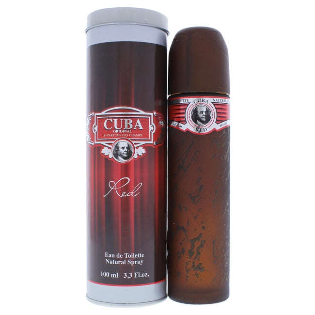 Cuba Cuba Red by Cuba for Men - 3.3 oz EDT Spray