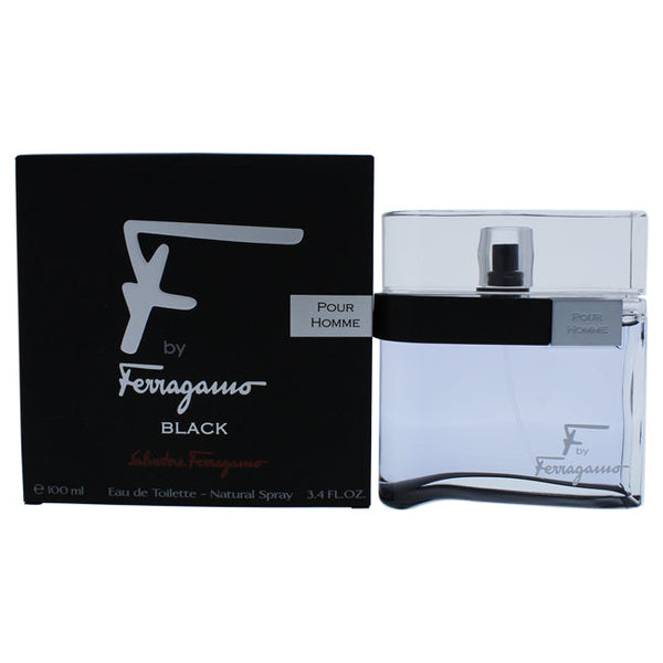 Salvatore Ferragamo F Black by Salvatore Ferragamo for Men - 3.4 oz EDT Spray