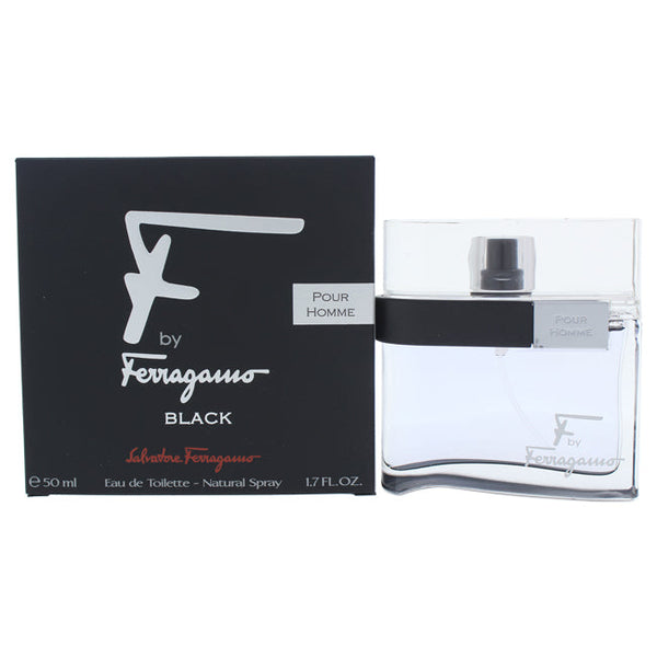 Salvatore Ferragamo F Black by Salvatore Ferragamo for Men - 1.7 oz EDT Spray