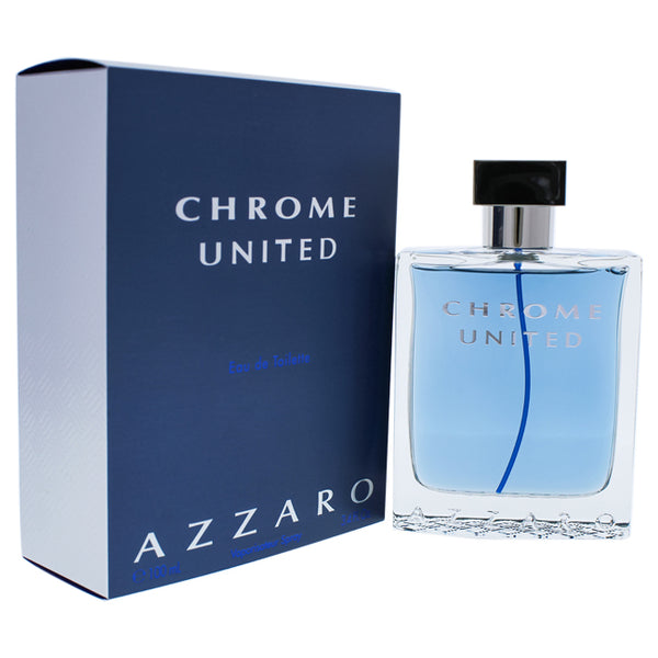 Azzaro Chrome United by Azzaro for Men - 3.4 oz EDT Spray