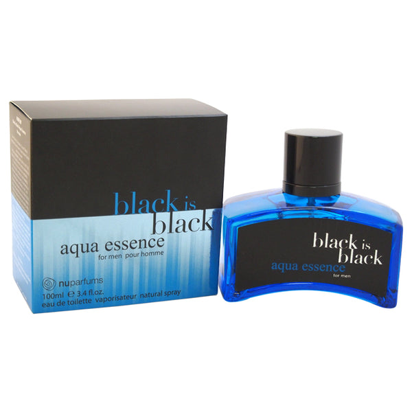 Nuparfums Black is Black Aqua Essence by Nuparfums for Men - 3.4 oz EDT Spray