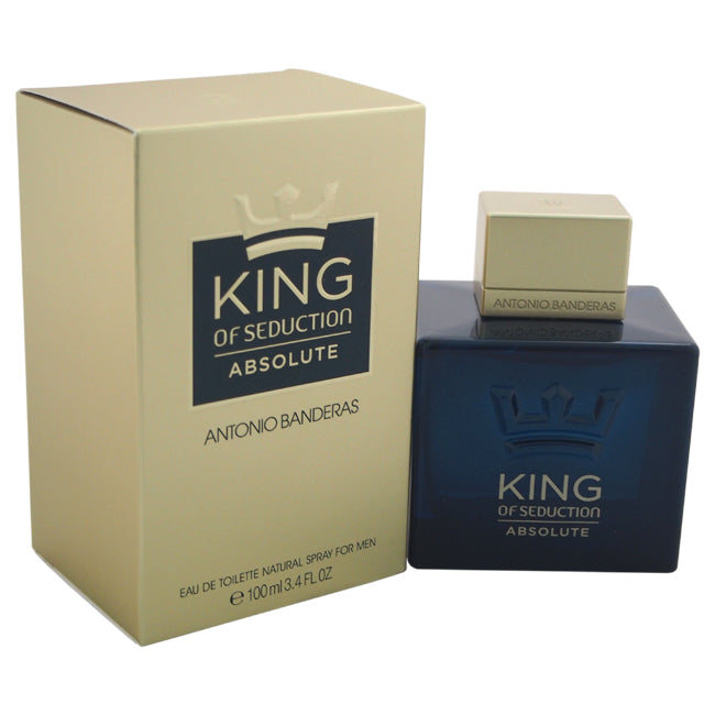 Antonio Banderas King of Seduction Absolute by Antonio Banderas for Men - 3.4 oz EDT Spray