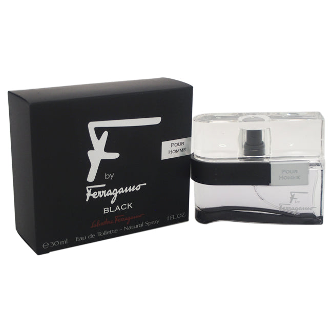 Salvatore Ferragamo F Black by Salvatore Ferragamo for Men - 1 oz EDT Spray