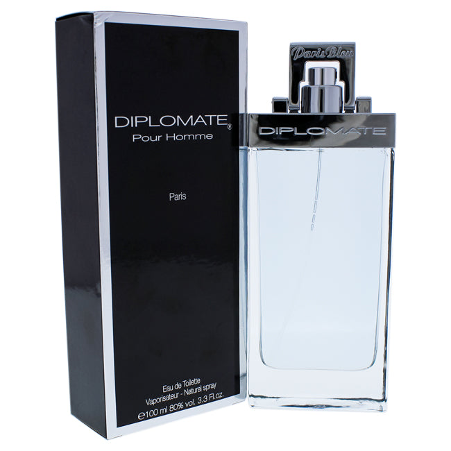 Paris Bleu Diplomate Pour Homme by Paris Bleu for Men - 3.3 oz EDT Spray