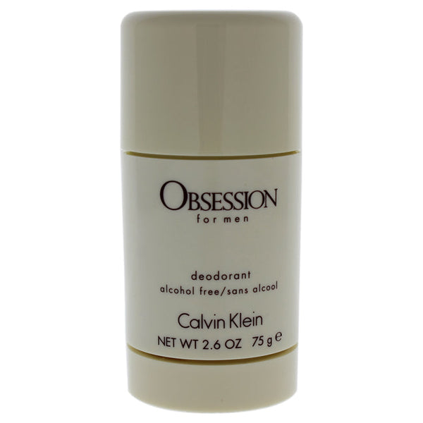 Calvin Klein Obsession by Calvin Klein for Men - 2.6 oz Alcohol Free Deodorant Stick