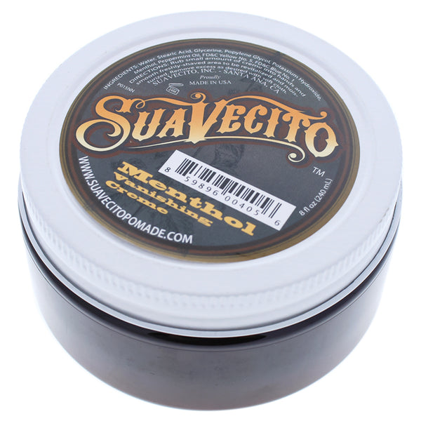 Suavecito Pomade Menthol Vanishing Creme by Suavecito for Men - 8 oz Cream