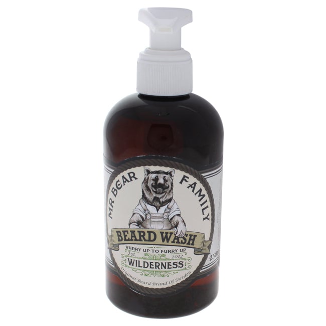 Mr Bear Family Beard Wash Wilderness by Mr Bear Family for Men - 8.4 oz Beard Wash