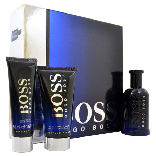 Hugo Boss Boss Bottled Night by Hugo Boss for Men 3 Pc Gift Set 3.3o Fresh Beauty Co. New Zealand