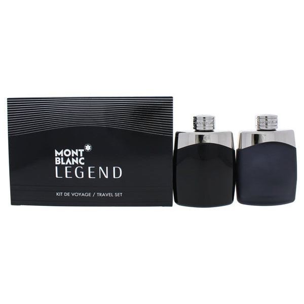 Mont Blanc Mont Blanc Legend by Mont Blanc for Men - 2 Pc Gift Set 3.3oz EDT Spray, 3.3oz After Shave Lotion