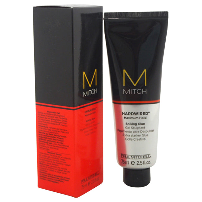 Paul Mitchell Mitch Hardwired Maximum Hold Spiking Glue by Paul Mitchell for Men - 2.5 oz Glue