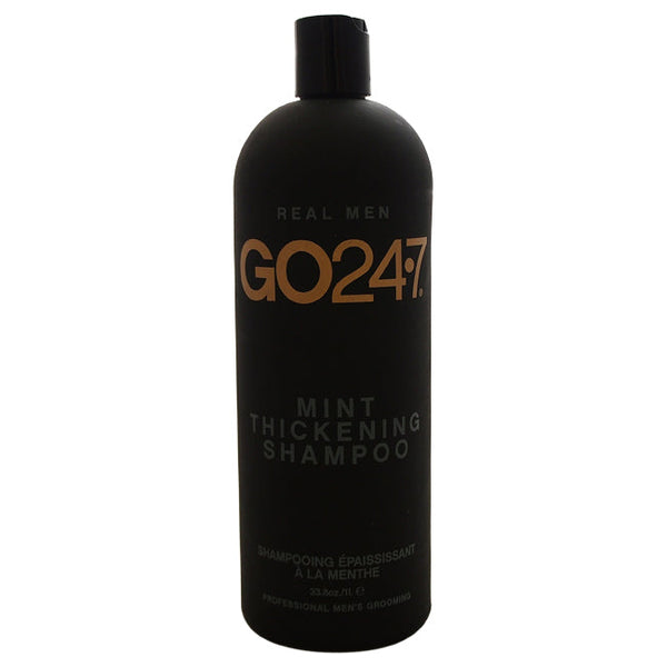 GO247 Real Men Mint Thickening Shampoo by GO247 for Men - 33.8 oz Shampoo